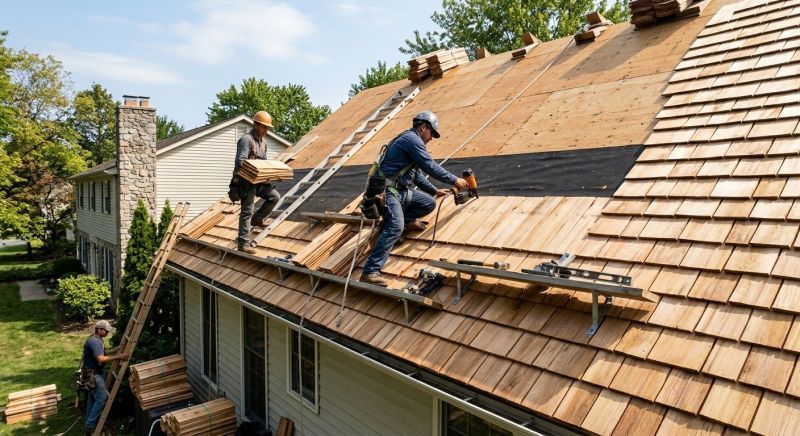 Shake Roof Replacement in Summit County, OH