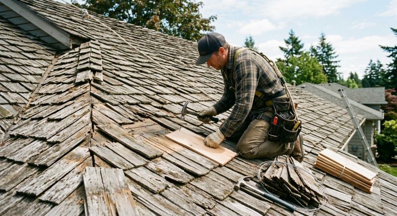 Shake Shingle Repair in Hudson, OH