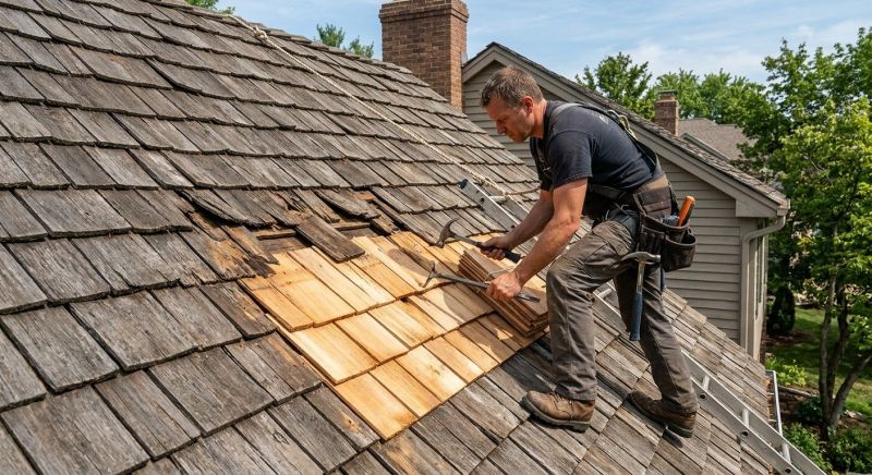 Shake Shingle Repair in Richfield, OH