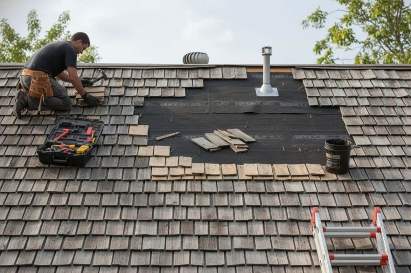 Shake Shingle Repair in Uniontown, OH