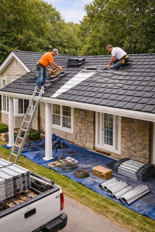 Sheet Roofing Installation in Deerfield, OH