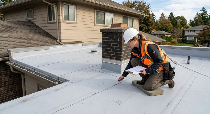 Single Ply Roof Inspection in Portage County, OH