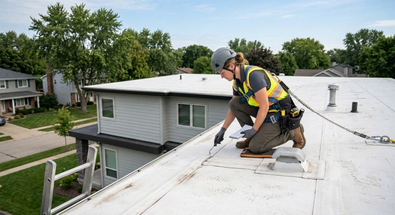 Single Ply Roof Inspection in Portage County, OH