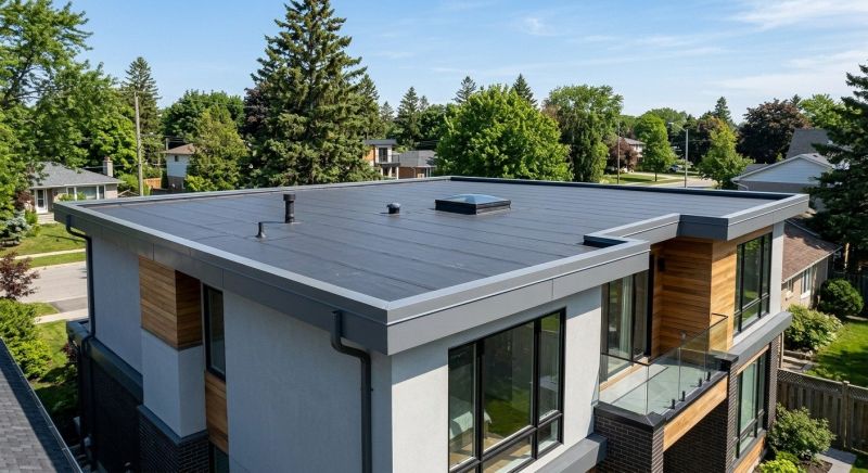 Single Ply Roof Installation in Aurora, OH