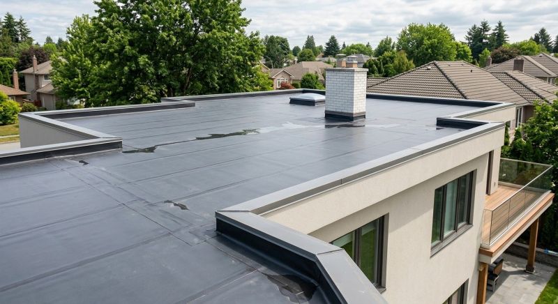 Single Ply Roof Installation in Hiram, OH