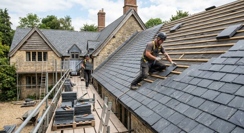 Slate Roof Construction in Broadview Heights, OH