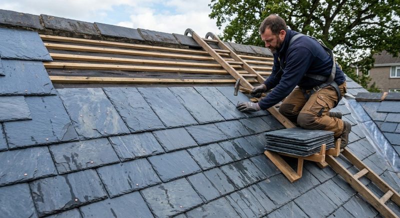 Slate Roof Construction in Kent, OH