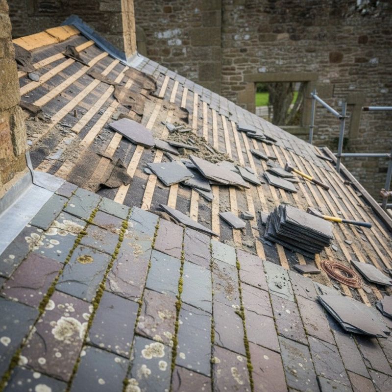 Slate Roof Replacement in Bedford, OH