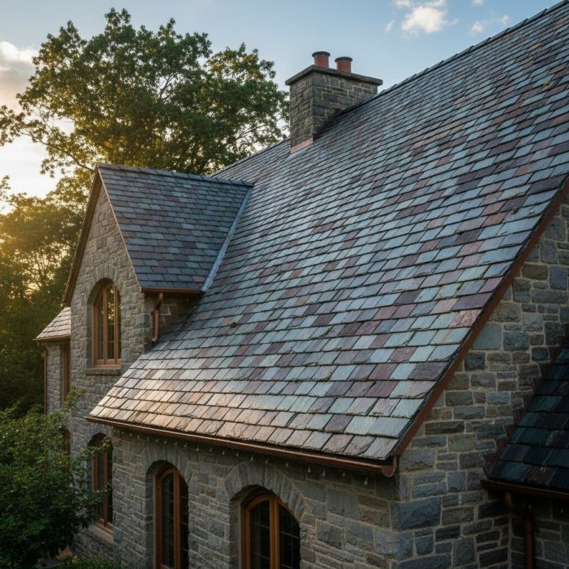 Slate Roof Replacement in Brecksville, OH