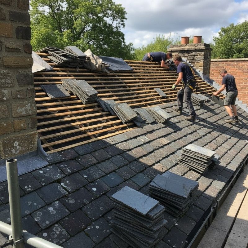 Slate Roof Replacement in Deerfield, OH