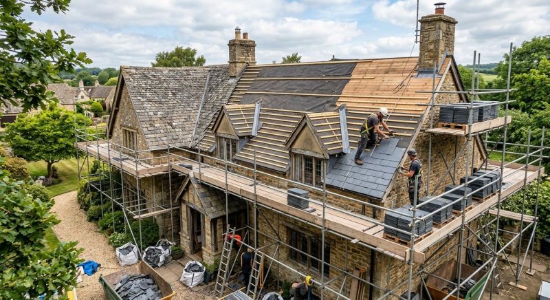 Slate Roof Replacement in Hartville, OH