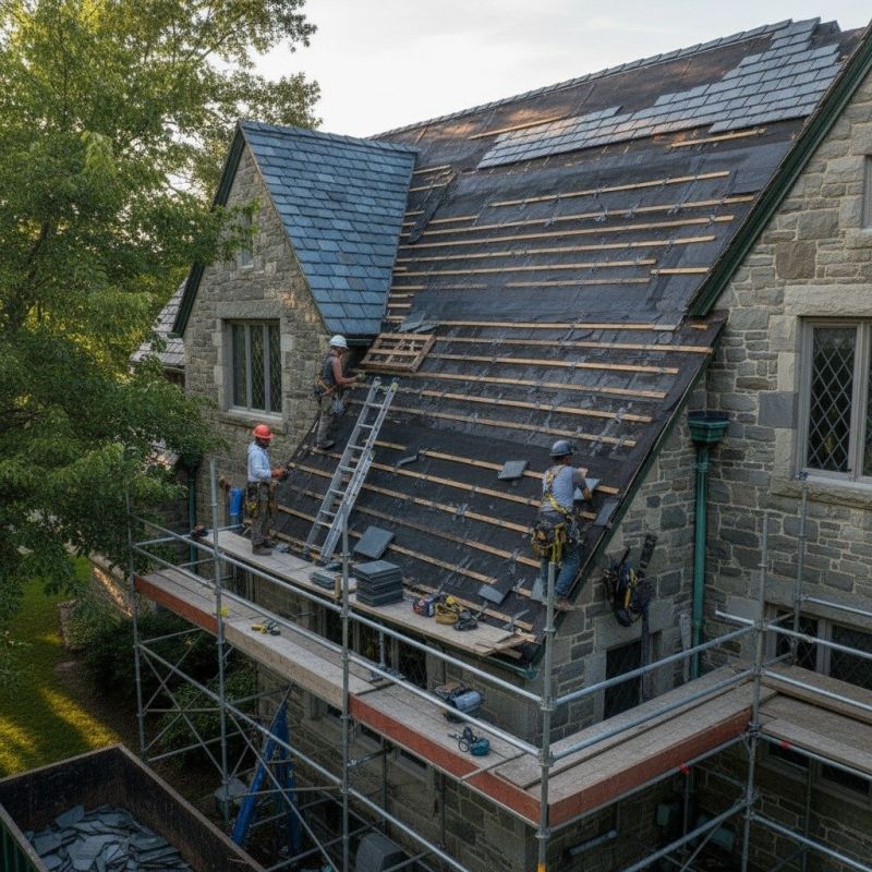 Slate Roof Replacement in Northfield, OH
