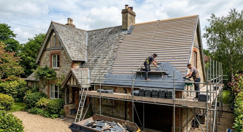 Slate Roof Replacement in Uniontown, OH