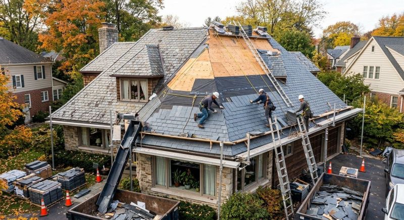 Slate Shingles Repair in Akron, OH