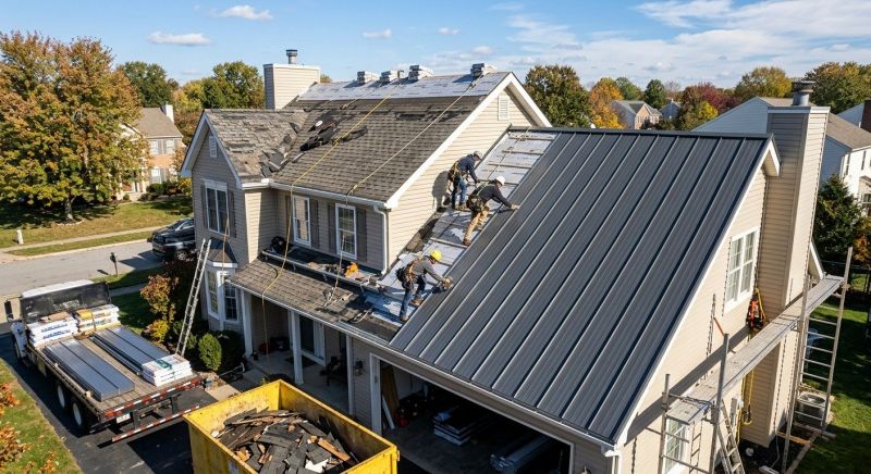 Steel Roof Replacement in Mantua, OH