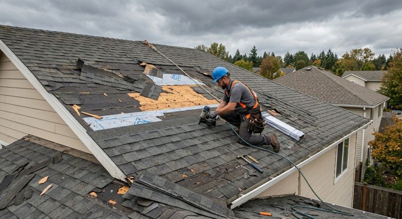Storm Damage Roof Repair in Hinckley, OH