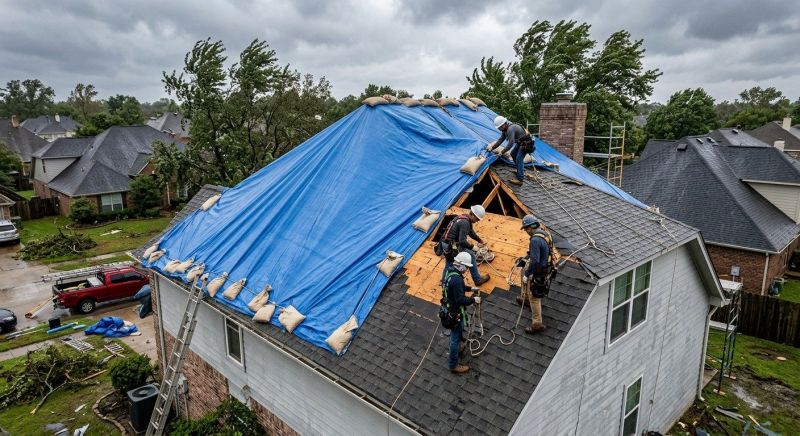 Storm Damage Roof Repair in Twinsburg, OH