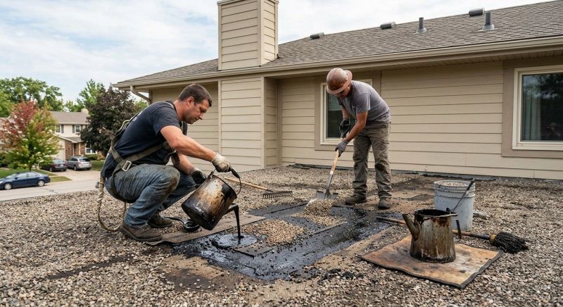 Tar And Gravel Roof Repair in Cuyahoga Falls, OH