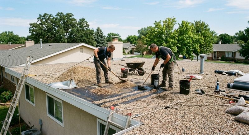 Tar And Gravel Roof Repair in North Benton, OH
