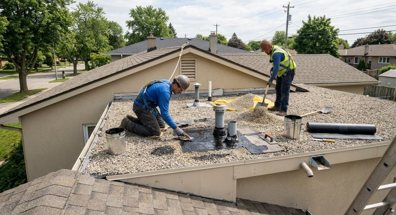 Tar And Gravel Roof Repair in North Canton, OH
