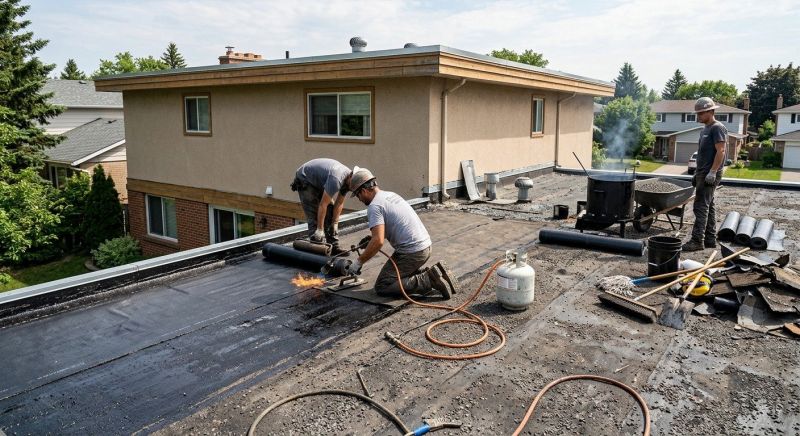 Tar Roof Repair in Broadview Heights, OH