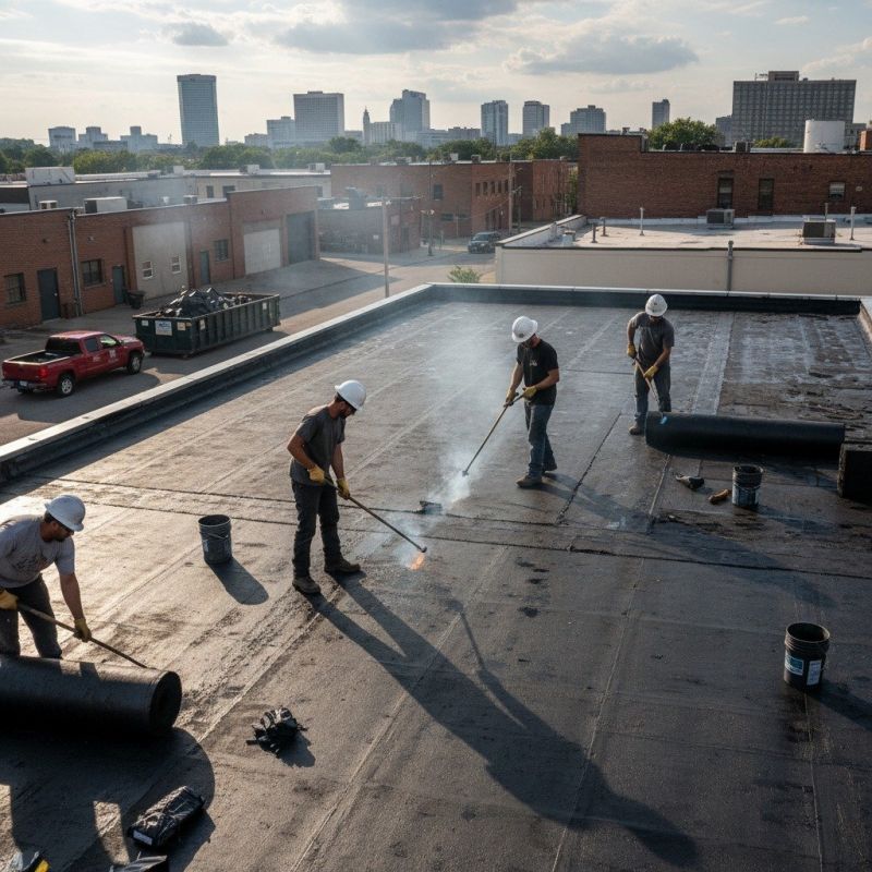 Tar Roof Replacement in Akron, OH