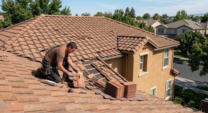 Tile Roof Repair in Akron, OH