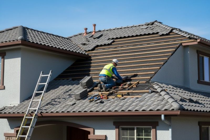 Tile Roof Repair in Hudson, OH
