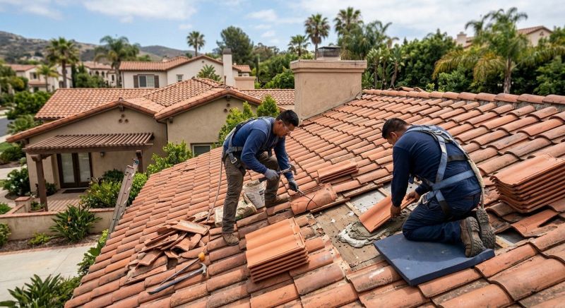 Tile Roof Repair in Rootstown, OH