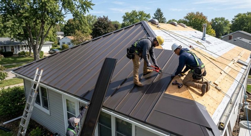 Tin Roof Installation in Newbury, OH