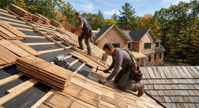 Wood Roofing Installation in Brecksville, OH