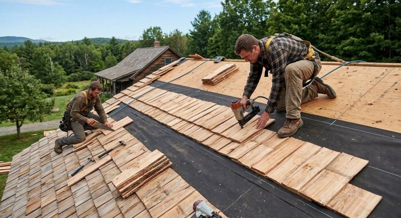 Wood Roofing Installation in Portage County, OH
