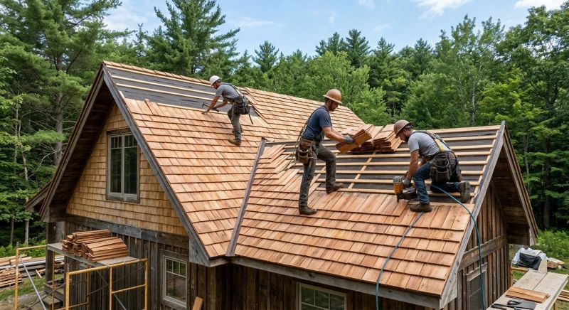 Wood Roofing Installation in Northfield, OH