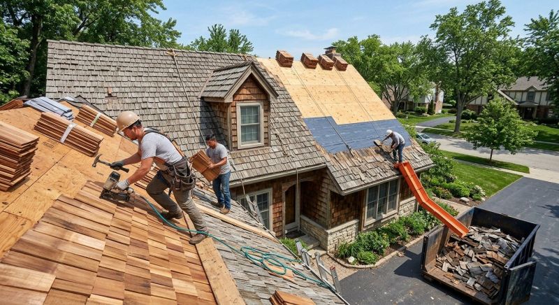Wood Shake Roof Replacement in Bedford, OH